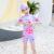 Children's swimsuit girl cute flamingo baby girl baby sun block quick dry swimsuit little princess swimsuit