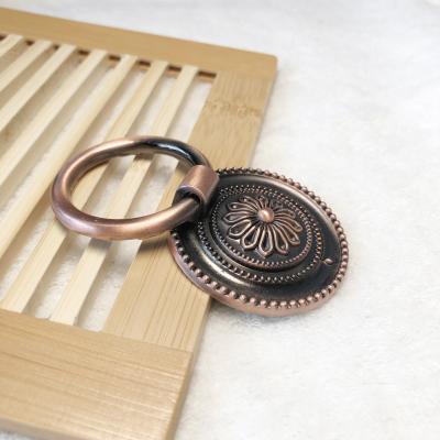 Circular handle drawer handle cabinet handle handle antique metal ring handle alloy manufacturers direct sales