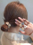 The latest pearl ball clover hair ring hair rope head ring