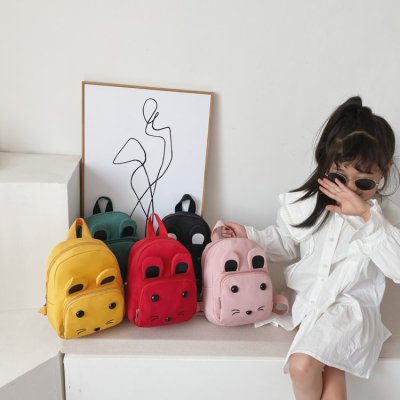 Children out shopping Cute Korean Cartoon Fashion Backpack Kindergarten Small class baby schoolbag Backpacks for boys and girls