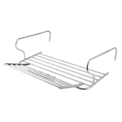 Stainless steel, anti - theft window is suing drying shoe rack balcony small drying rack hanging shoe rack telescopic folding drying rack pole
