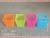 Ws-6105 medium mini storage bucket plastic pen container candy colored storage basket