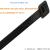Cable strap 85 LBS 100 standard load synthetic package UV black 8 self-locking nylon cable ties 