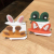 Super Cute Personality three-dimensional Rabbit Frog Hairpin Cartoon Web Celebrity girl side Clip Bangs Clip Web Celebrity Clip Hairpin