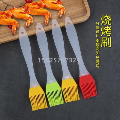 Factory direct silicone small oil brush baking cake cream brush silicone oil brush barbecue brush