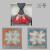 Factory Wholesale Ruffled Square Scarf Chiffon Fashion Ruffled Wooden Ear Female Small Silk Scarf Sunscreen Decorations