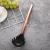 NEW kitchen golden stainless steel handle black silicone shovel soup ladle brush spatula filter set