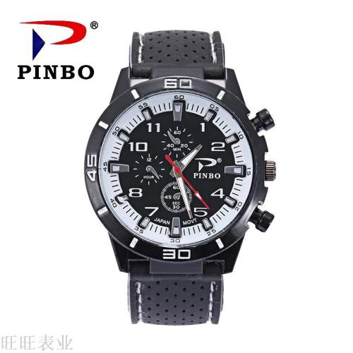 aliexpress hot sale men‘s fashion sports motorcycle watch stitching strap silicone watch