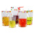 Spot Takeaway Packing Bag Suction Nozzle Doypack Soy Milk Tea Liquid Sealed Packaging Juice Transparent Beverage Bag