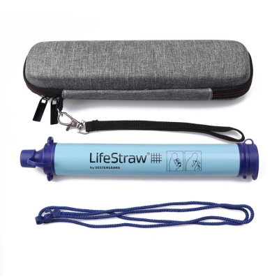 Suitable for life Straw Water Purifier, Portable Outdoor travel bag, straw Kettle bag