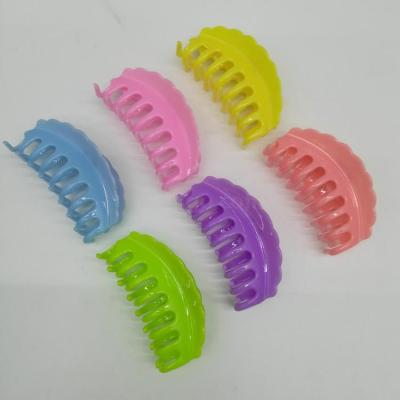 70 Shower Barrettes 2 Yuan Hairware Wholesale Popular Korean Style Large Color Grip Girls Claw Clip New