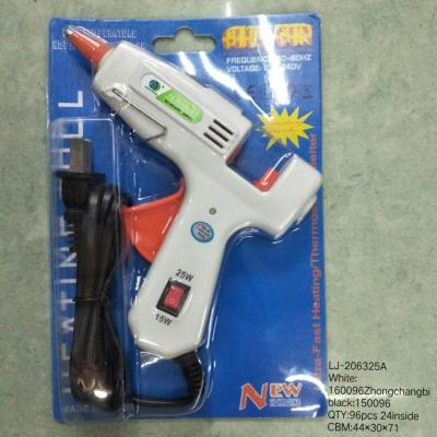 Double temperature hot melt glue gun