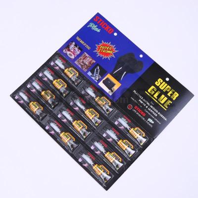 Sticko Elephant Brand Strong Adhesive Instant Adhesive 502 Glue Instant Quick-Drying Glue Office 12 Small Pack Wholesale