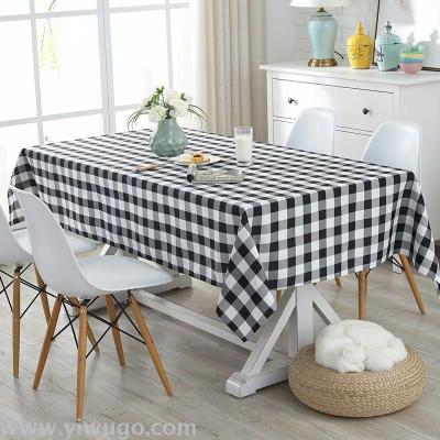 Classic Yarn-Dyed Plaid Tablecloth Tablecloth Fabrics Tablecloth