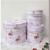 Printed surface round three-piece gift box, sugar box, flower box, storage box