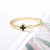 Geometric figure Of European and American fan regularity figure rose gold bracelet female fashion joker student Trinket full of high quality set diamond Titanium Steel