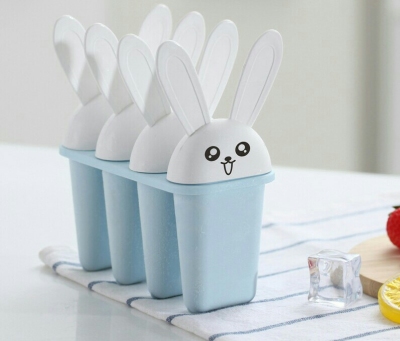 Y24-2098 Ice-Cream Mould Plastic Popsicle Mold DIY Creative Bunny Ice Mold Ice Maker Ice Tray