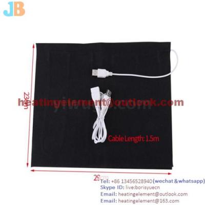 15*20 cm carbon fiber electric heating sheet far infrared heating sheet usb electric heating sheet heating cloth electrothermal film