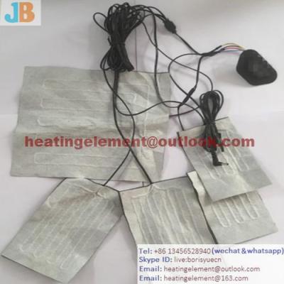 Fabric vest heater, jacket heater sheet series electric heating sheet 5v one-tow five electric heating sheets