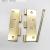Factory Direct Sales Copper-Plated Core-Pulling Hinge Home Door Hinge Furniture Hardware Accessories
