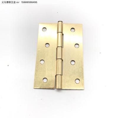 Factory Direct Sales Copper-Plated Core-Pulling Hinge Home Door Hinge Furniture Hardware Accessories