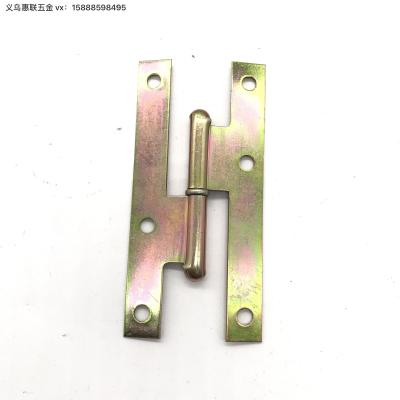 Factory Direct Sales H-Type Hinge Color Zinc Home Door Hinge Furniture Hardware Accessories