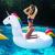 Manufacturer: 280cm inflatable toy unicorn mount playing on water PVC toy unicorn seat