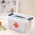 K10-2263 Household Medicine Box Plastic Storage Double-Layer Portable First Aid First Aid Kit Medicine Box Family Medicine Box