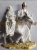 Western religious series of figures resin crafts Christian supplies Joseph Mary holding son riding a donkey placed pieces