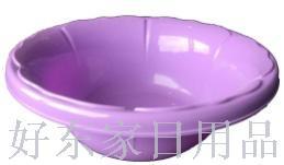 Factory Direct Lotus Student Household Washbasin Footbath Fashion Basin round Plastic Thickened Solid Color Custom Logo
