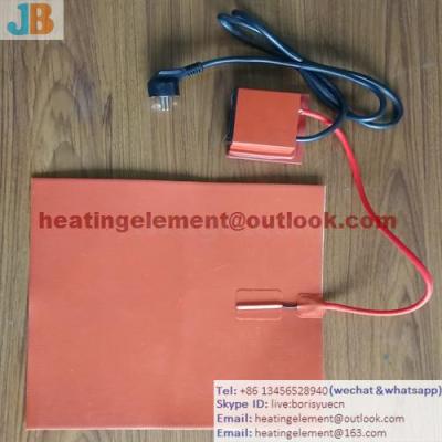 With temperature - controlled silicone rubber heating plate, the mobile phone/tablet/screen opener heating adjustable temperature silicone heating plate heating sheet