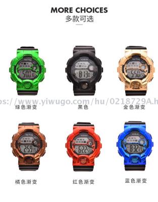 New creative diving table students electronic watches multi - functional sports luminous watches