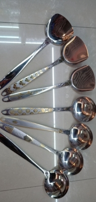 Stainless Steel Gold Plating, Shovel, Spoon, a Series of Six Patterns, Products, Cheap and Good, Welcome to Buy