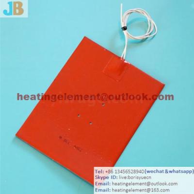 Silicone rubber heater heating plate Silicone heating sheet switch cabinet waterproof heating sheet