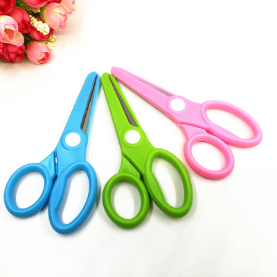 Korean stationery scissors student safety scissors child safety scissors edge paper scissors safety