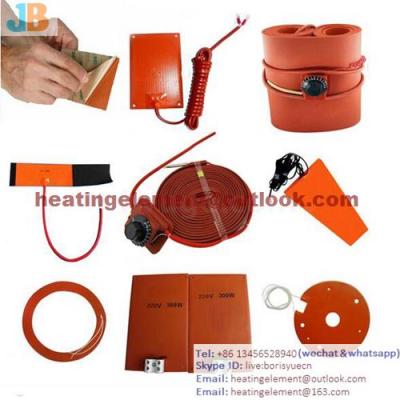 Silicone rubber heater is heating pad mat band element