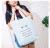 ins hot casual organic cotton tote bag student print design fashion bag