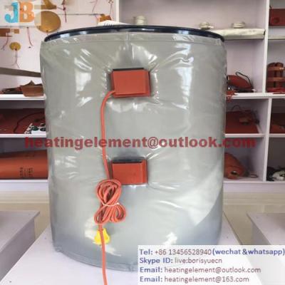 Silicone heating sheet oil drum flexible heating set 24V heating sheet