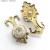 Factory Direct Sales New Chinese Pattern Iron Sheet Gold Clothes Hook Furniture Hardware Accessories