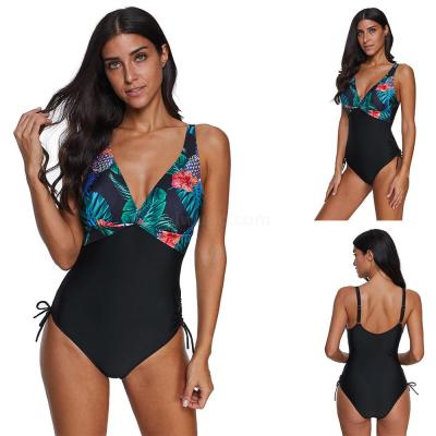 Bikini foreign trade Europe and the United States new sexy conservative ladies printing catsuit polyamide fiber quality manufacturers direct sales