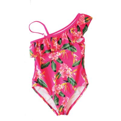 Children's swimsuit foreign trade new fashion conservative printing swimsuit polyamide fiber quality manufacturers direct sales