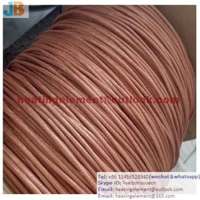 Silicone glass fiber hot wire high temperature resistance wear-resistant woven hot wire silicon rubber extrusion hot wire
