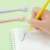 0.5 mm silicone creative neutral pen, student cartoon head soft glue neutral pen, lovely cartoon pen