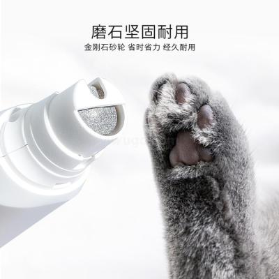 Pet electric nail clippers nail sharpener cat grinding wheel claw sharpener dog automatic nail trimmers are selling like hot cakes across the border