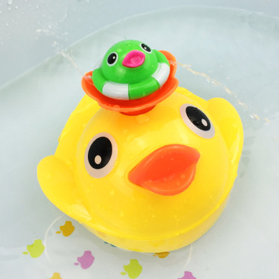 [Manufacturer] Wholesale Children's Bath Toys Small Yellow Duck Spray Water Spray Bathroom Bath Baby Watering Girl's and Boy's