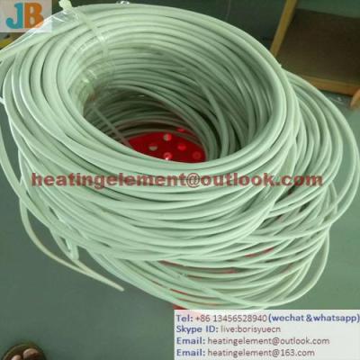 Silicone rubber heating cable heating wire