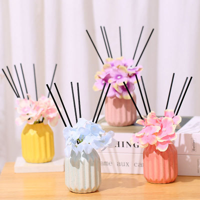 Ceramic Bottle No Fire Reed Diffuser Toilet Dried Flower Fragrance Set Indoor Perfume Bedroom Aromatherapy One Piece Dropshipping