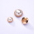 Pearl Button round Versatile Chanel-Style Shirt Women's Decorative Button Clothes Cardigan Shirt Metal Button