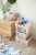 J06-5700 Multi-Functional Adjustable Desktop Storage Basket Sundries Basket Plastic Storage Basket Home Daily Storage Basket