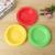 Factory Direct Color Disposable round Plastic Plate Fruit Plate Fast Food Restaurant Barbecue Stall Outdoor BBQ Plate